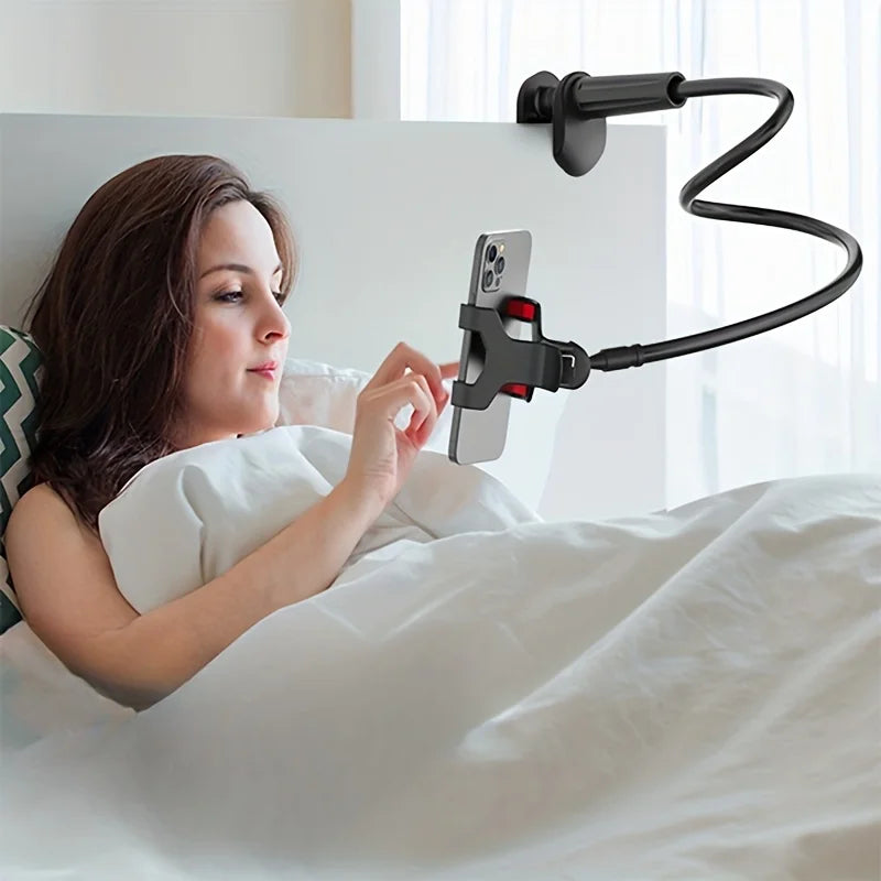 Flexible Gooseneck Phone Holder – Lazy Bed Desktop Clamp Stand