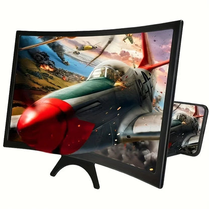 12” 3D HD Screen Magnifier – Phone Video Amplifier Stand