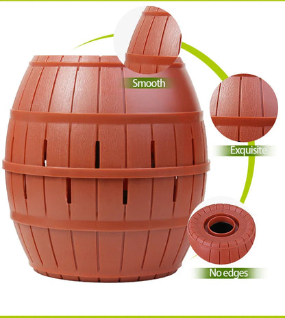 Pirate Barrel Pop-Up Game Toy for Kids