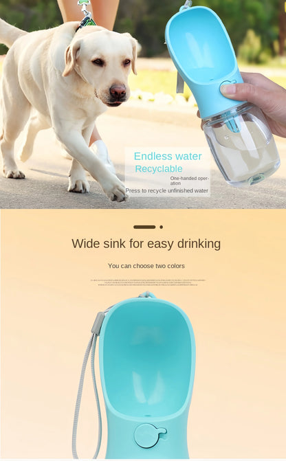 Portable Pet Water Bottle – Food Grade Dog & Cat Travel Dispenser