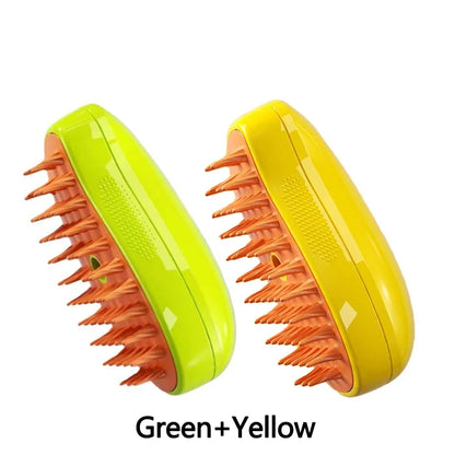 Pet Steam Brush – Electric Grooming & Massage Tool