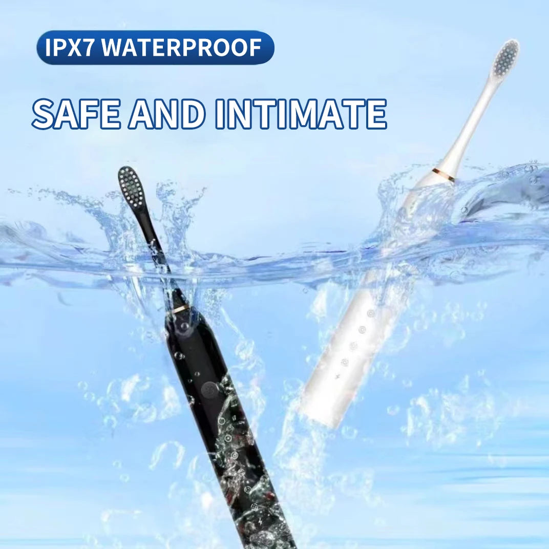 IPX7 Waterproof Sonic Electric Toothbrush