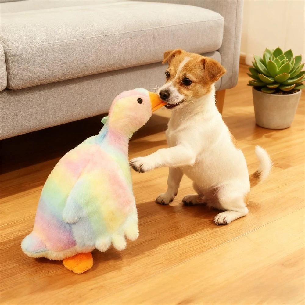 50cm Duck Plush Toy for Pets – Soft Anxiety Reliefc