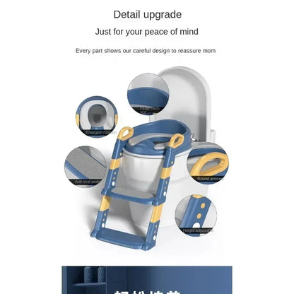 Foldable Toilet Step Stool for Boys & Girls