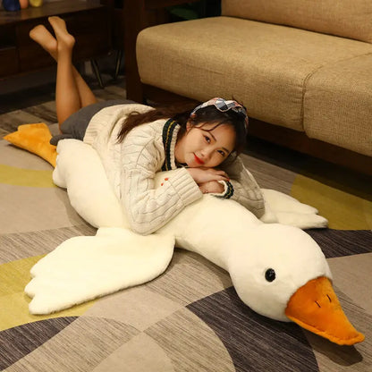 Giant Goose Plush Pillow – Soft Stuffed Animal Toy