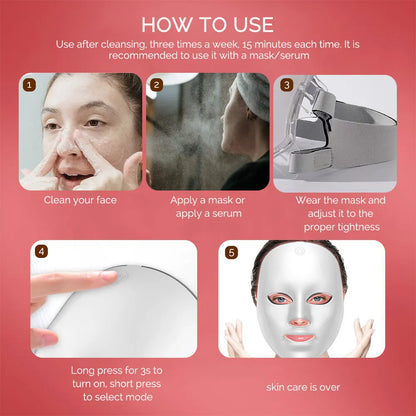 Wireless LED Facial Mask