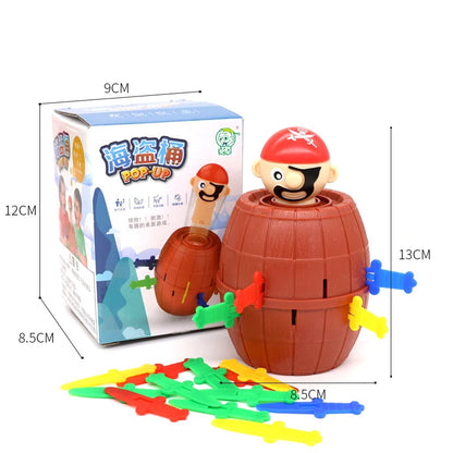 Pirate Barrel Pop-Up Game Toy for Kids