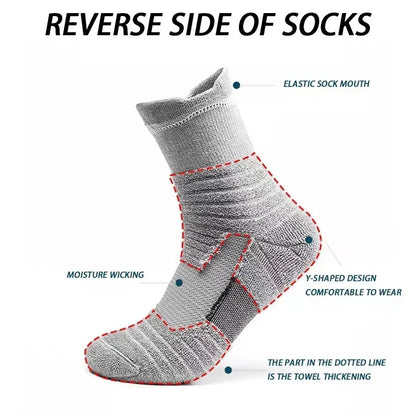 Breathable Anti-Slip Football Socks for Men