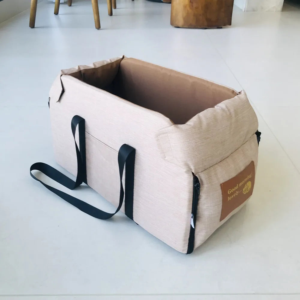 Portable Dog Car Seat Bed & Travel Carrier