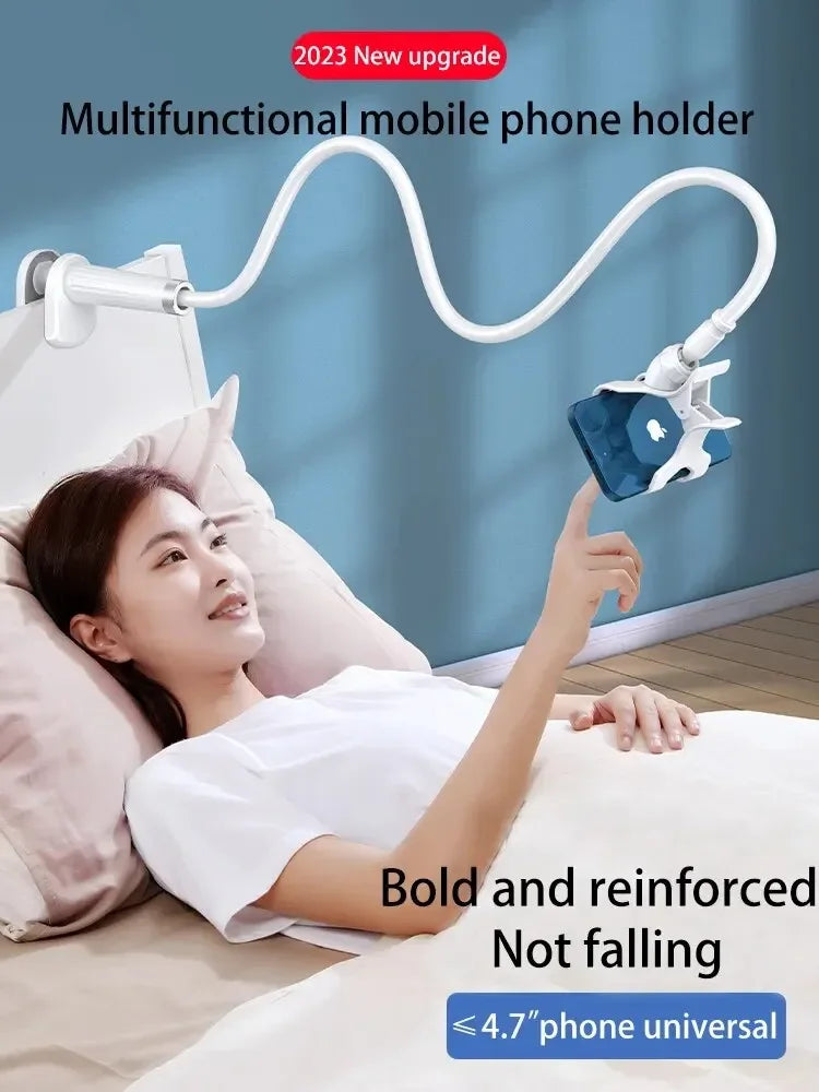 Flexible Gooseneck Phone Holder – Lazy Bed Desktop Clamp Stand