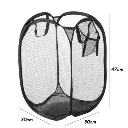 Foldable Mesh Clothes Basket