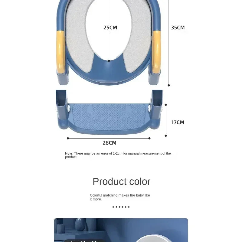 Foldable Toilet Step Stool for Boys & Girls