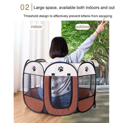 Portable Foldable Pet Tent for Dogs & Cats