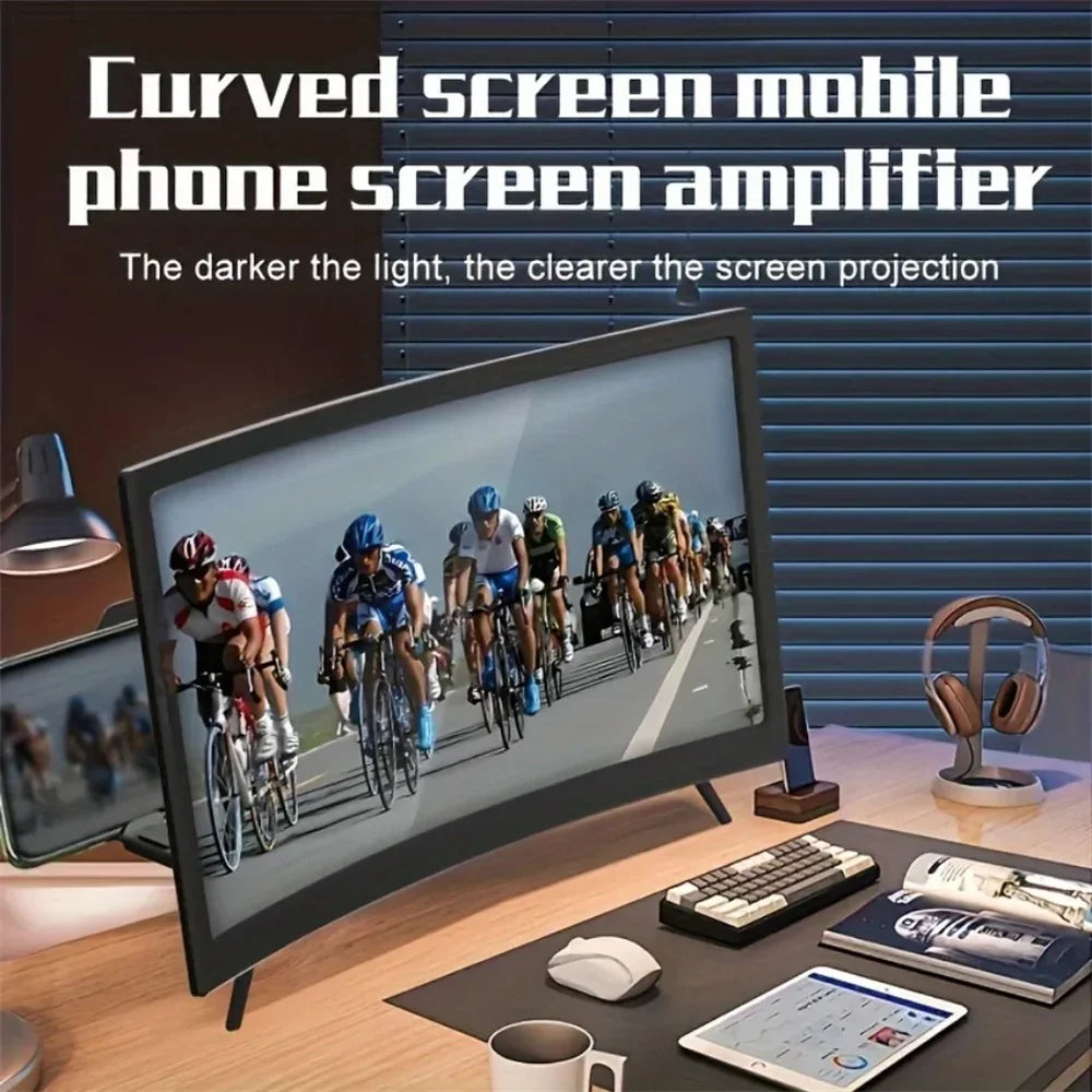 12” 3D HD Screen Magnifier – Phone Video Amplifier Stand