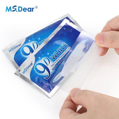 9D Teeth Whitening Strips – Advanced Gel Bleaching & Oral Care