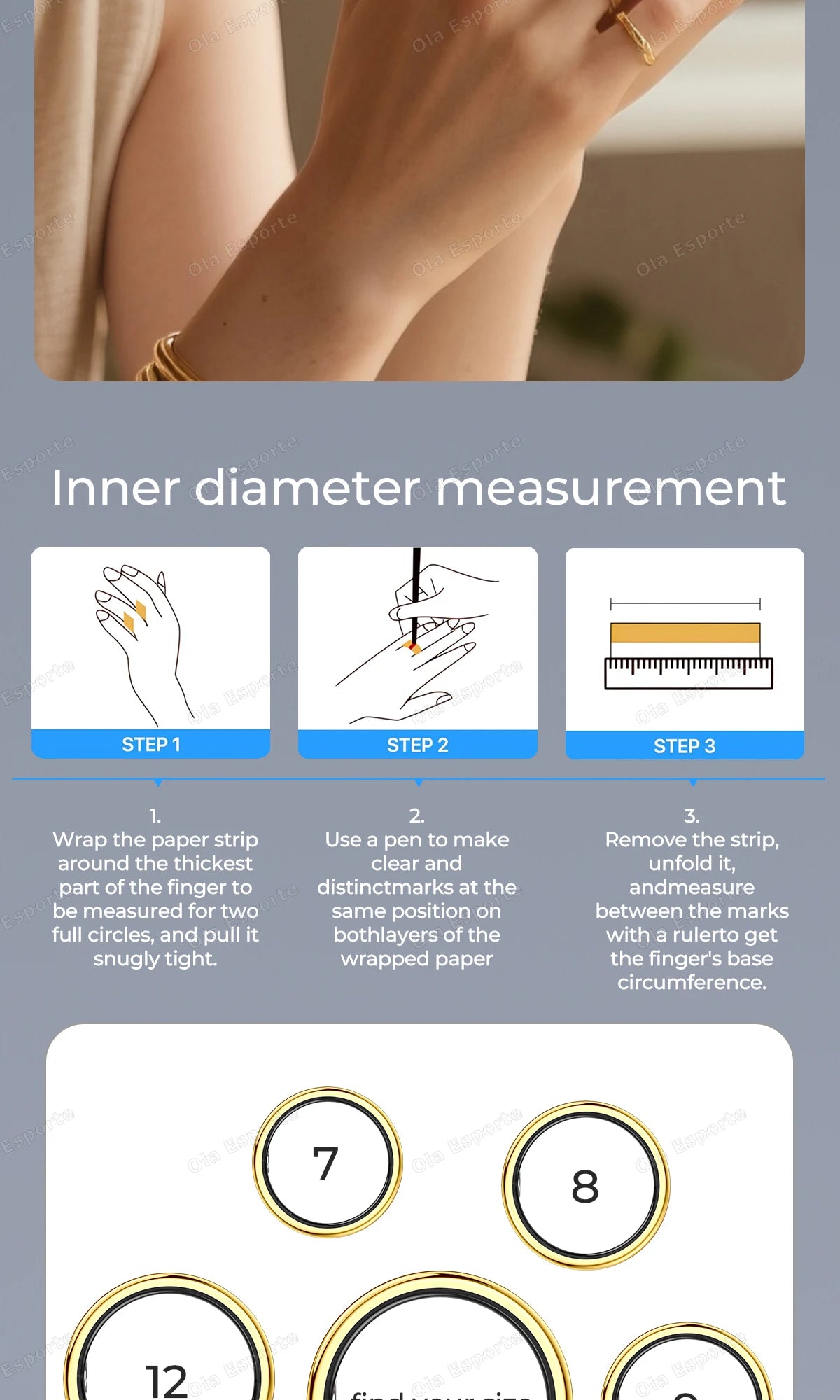 Smart Health Tracking Ring with Charging Case