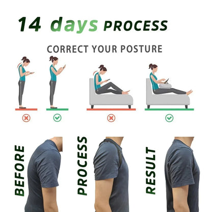 Adjustable Back & Shoulder Posture Corrector Belt