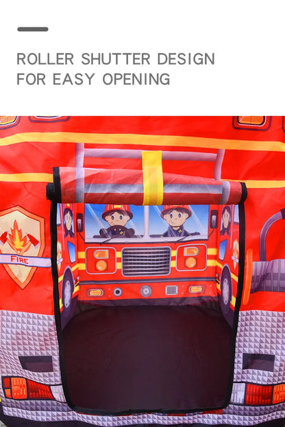 Fire Truck Play Tent for Kids