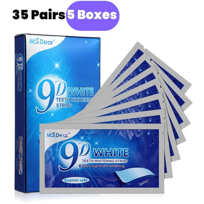 9D Teeth Whitening Strips – Advanced Gel Bleaching & Oral Care