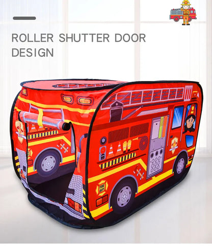 Fire Truck Play Tent for Kids