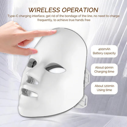 Wireless LED Facial Mask