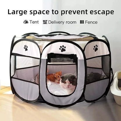 Portable Foldable Pet Tent for Dogs & Cats