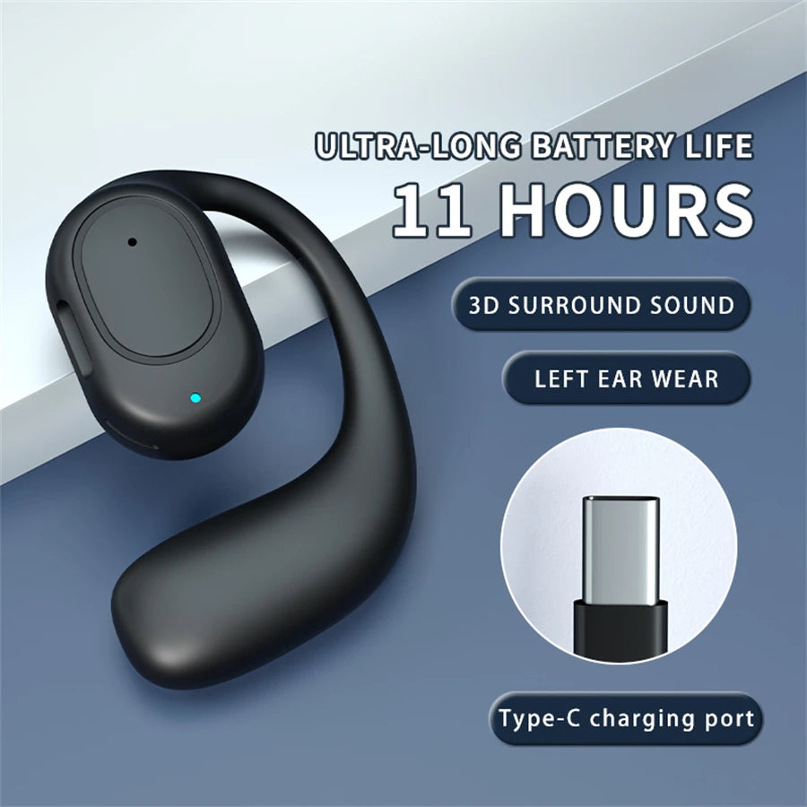 Bone Conduction Bluetooth Headphones with Mic