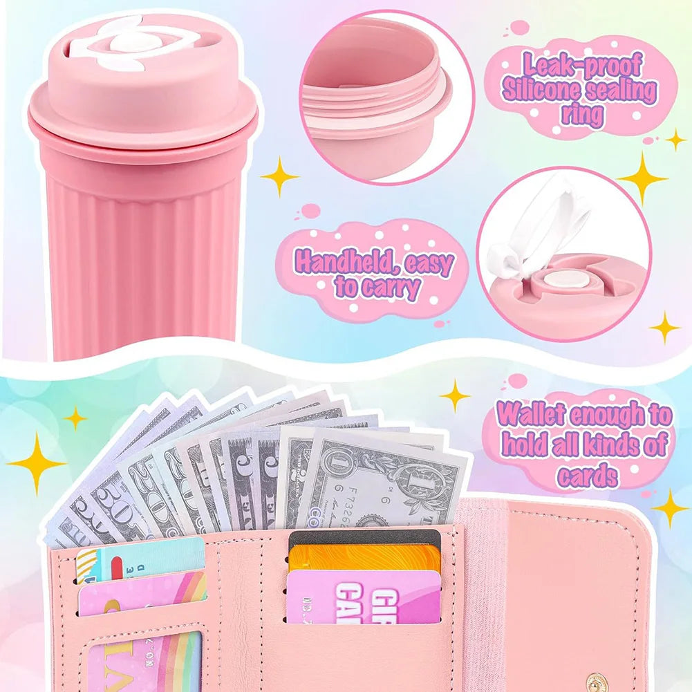 Girls Pretend Play Purse with Makeup & Accessories