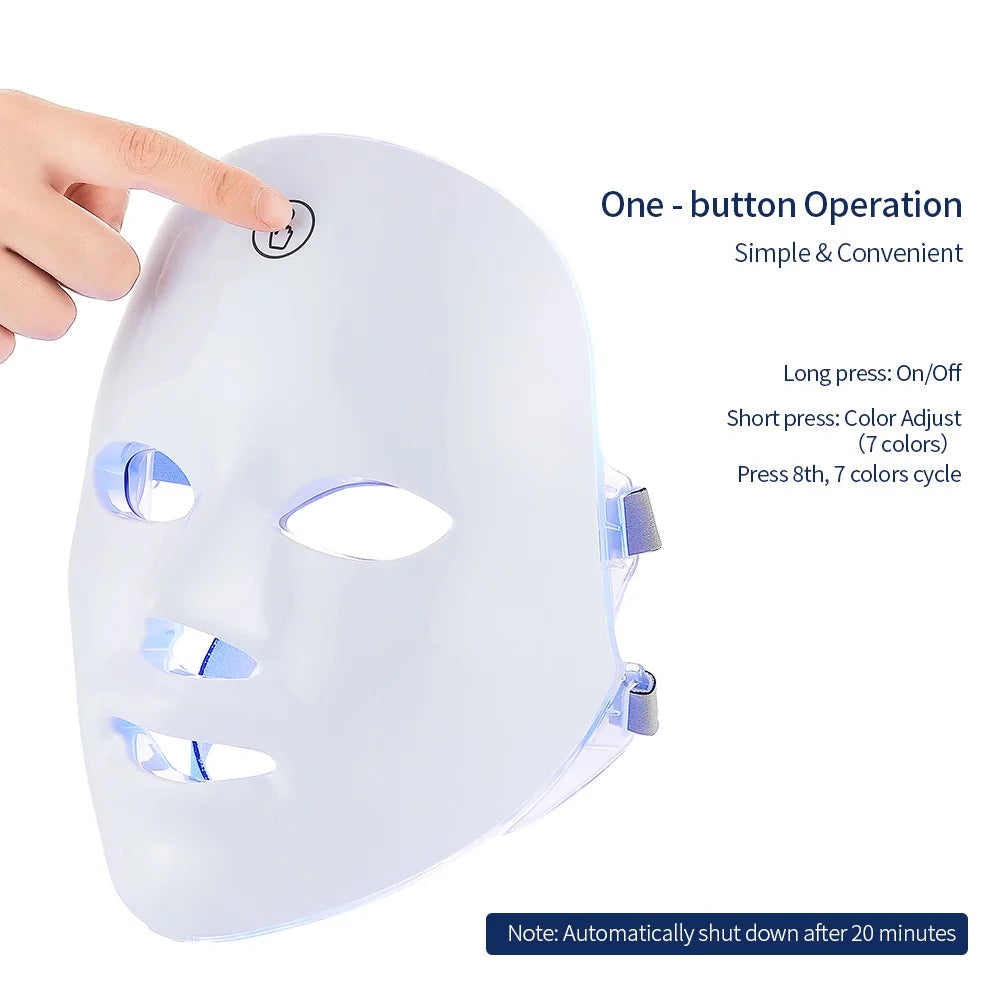 Wireless LED Facial Mask