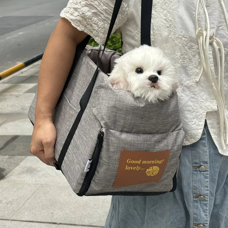 Portable Dog Car Seat Bed & Travel Carrier