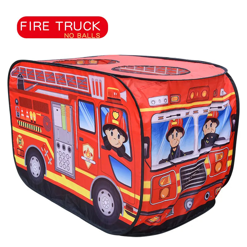 Fire Truck Play Tent for Kids