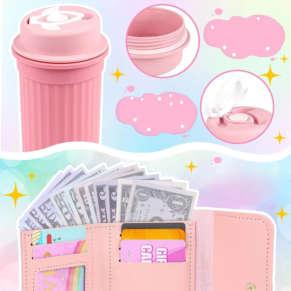 Girls Pretend Play Purse with Makeup & Accessories