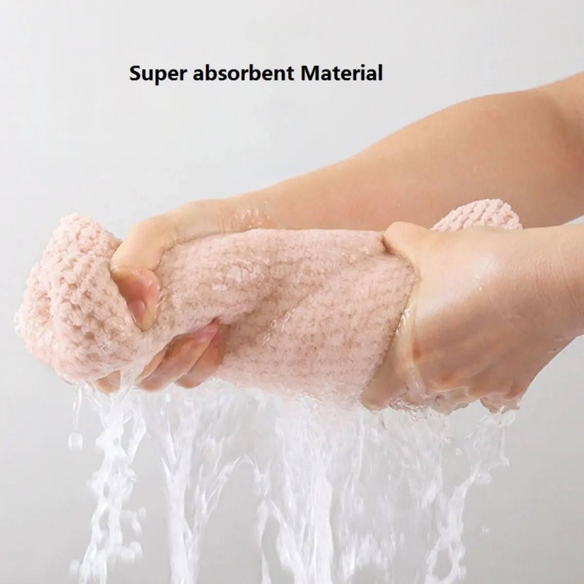Solid Hair Towel Wrap for Women