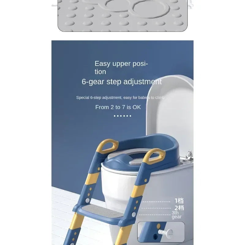 Foldable Toilet Step Stool for Boys & Girls