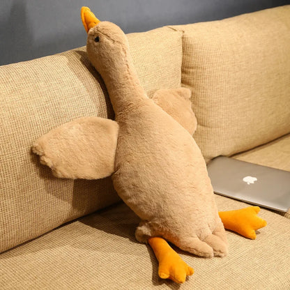 Giant Goose Plush Pillow – Soft Stuffed Animal Toy