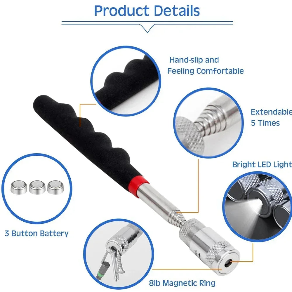 Portable Telescopic Magnetic Pen
