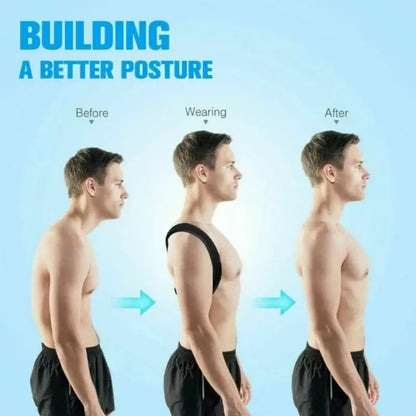 Adjustable Back & Shoulder Posture Corrector Belt