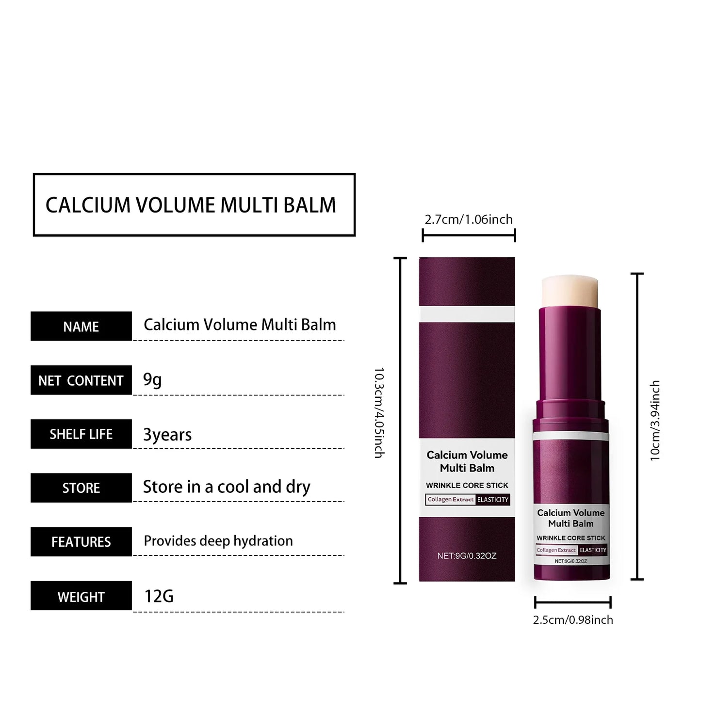 Collagen Multi Balm Stick – Hydrating Anti-Ageing Care