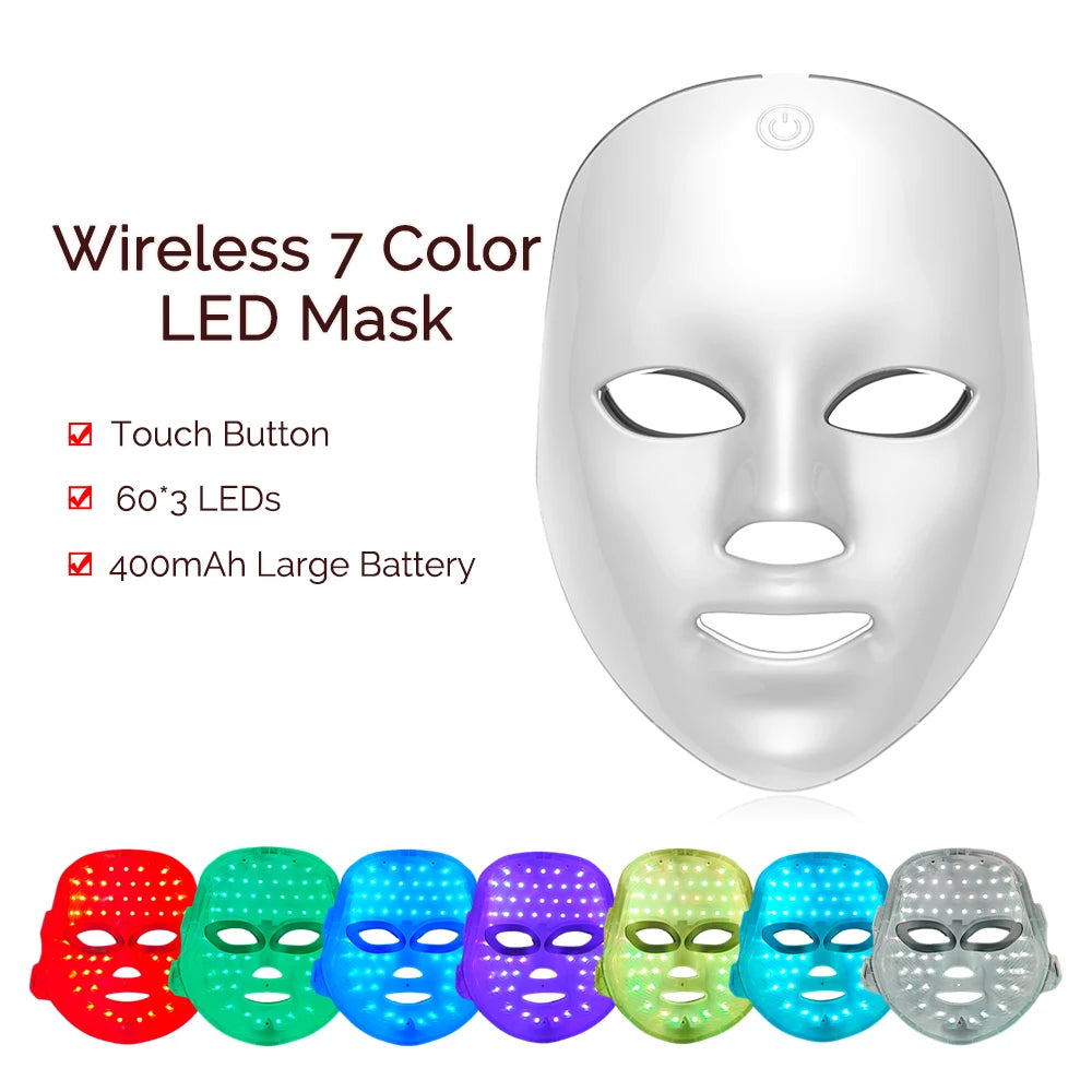 Wireless LED Facial Mask