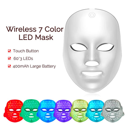 Wireless LED Facial Mask