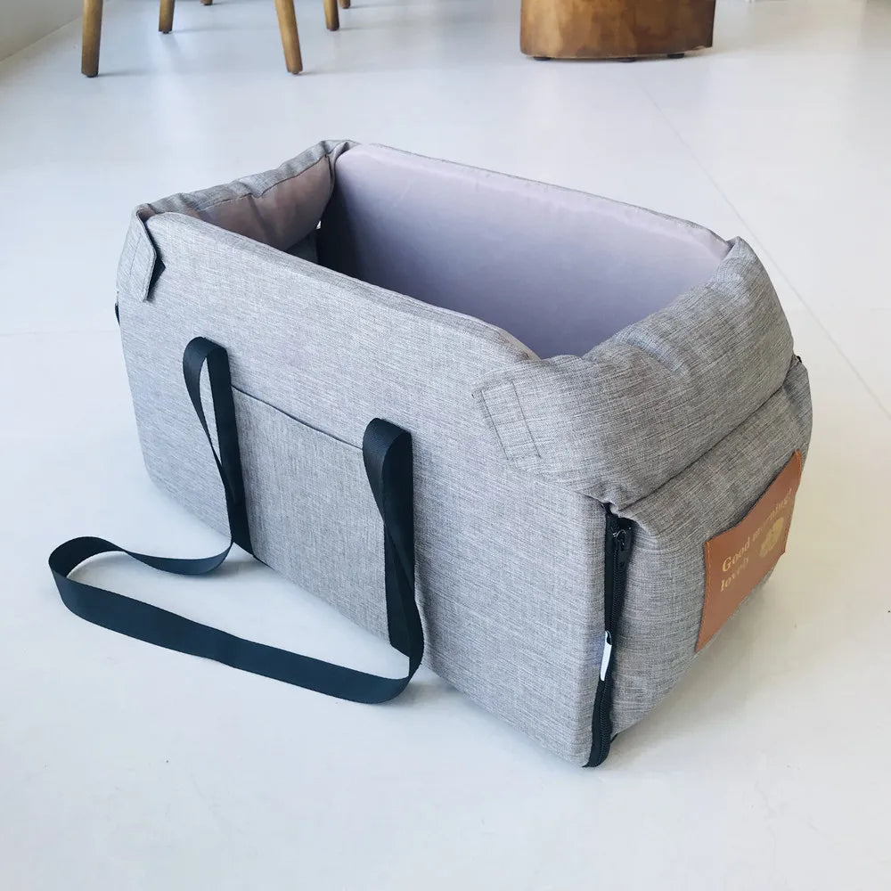 Portable Dog Car Seat Bed & Travel Carrier