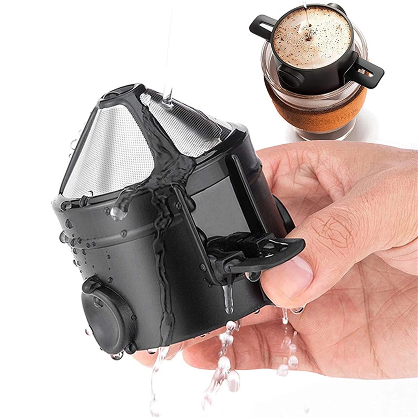 Travel-Friendly Pour-Over Coffee Maker Set