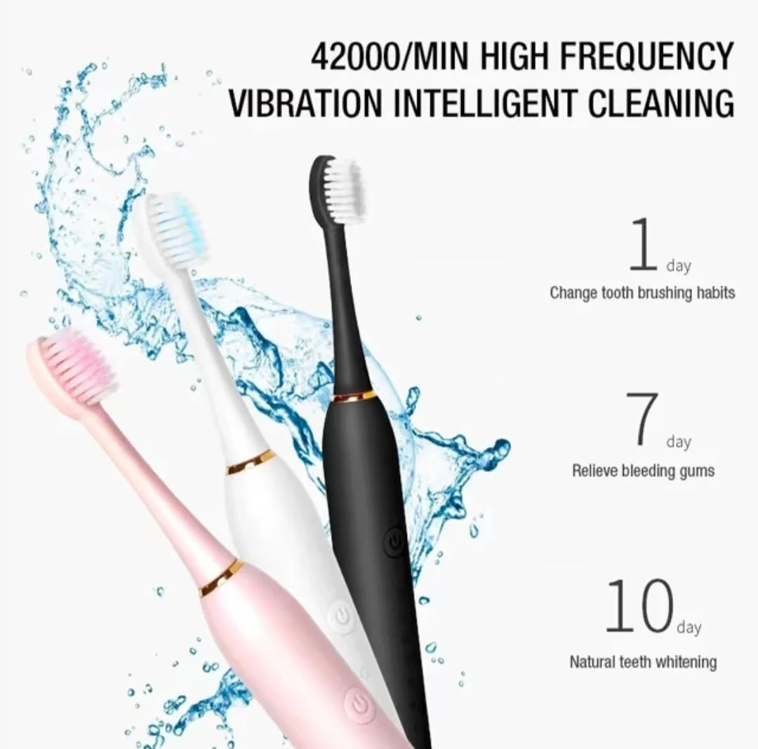IPX7 Waterproof Sonic Electric Toothbrush