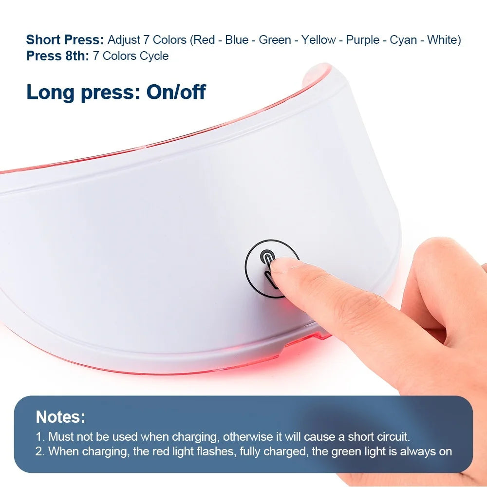Wireless LED Facial Mask