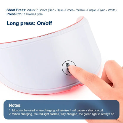 Wireless LED Facial Mask