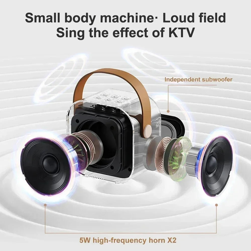 K12 Karaoke Machine with Wireless Mic – Bluetooth Speaker