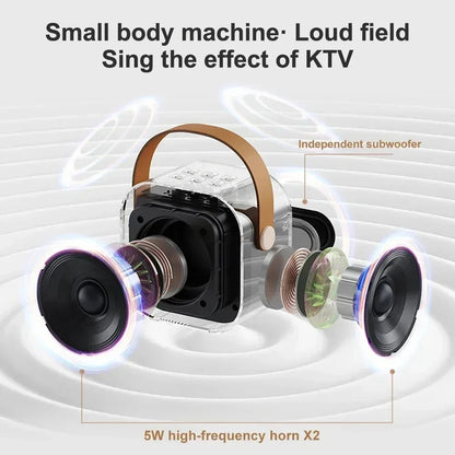 K12 Karaoke Machine with Wireless Mic – Bluetooth Speaker