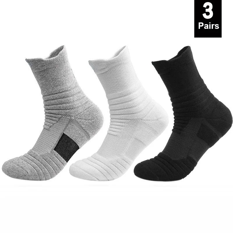 Breathable Anti-Slip Football Socks for Men