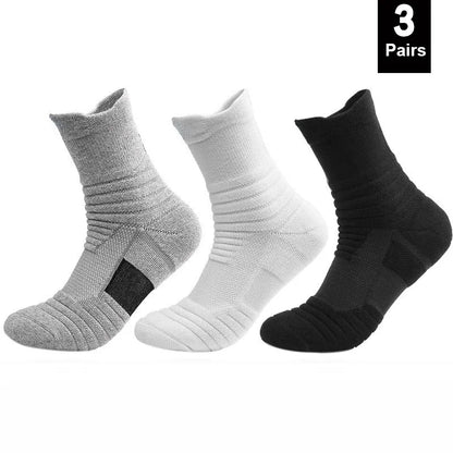 Breathable Anti-Slip Football Socks for Men