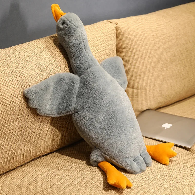 Giant Goose Plush Pillow – Soft Stuffed Animal Toy